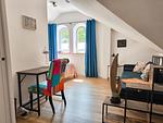 Schlafzimmer - Anna Mari: Balkon, Meerblick - Top-Hundeurlaub