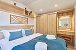 Schlafzimmer - Ferienhaus Koje 119 – mit Zweirad-Garage für Motorrad, Moped & Fahrrad - Top-Hundeurlaub