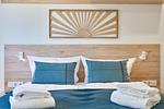 Schlafzimmer - Ferienhaus Koje 119 – mit Zweirad-Garage für Motorrad, Moped & Fahrrad - Top-Hundeurlaub