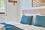 Schlafzimmer - Ferienhaus Koje 119 – mit Zweirad-Garage für Motorrad, Moped & Fahrrad - Top-Hundeurlaub