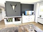 Wohnzimmer - Kumm Weer - Seedüne 31 B - Top-Hundeurlaub