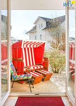 Terrasse - Ferienwohnung 8 - Top-Hundeurlaub