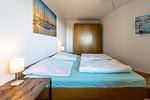 Schlafzimmer - Zwei-Zimmer-Apartment 55/25 - Top-Hundeurlaub
