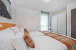 Schlafzimmer - Ferienhaus Abendrot EG mit Sauna und Terrasse - Top-Hundeurlaub