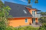Fassade / Eingang - Ferienhaus Abendrot EG mit Sauna und Terrasse - Top-Hundeurlaub