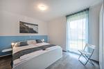 Schlafzimmer - Ferienhaus Himmelblau EG mit Sauna, Terrasse und Garten - Top-Hundeurlaub