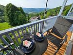 Balkon - Ferienwohnung "Weitblick zum Arber" Apartment 15 - Top-Hundeurlaub