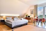 Wohnzimmer - Ferienwohnung Sperling 30 im Wreecher Idyll Rügen - Top-Hundeurlaub