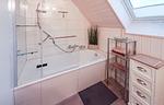 Badezimmer - Ferienhaus Kuschelhaus Olpenitz - Top-Hundeurlaub