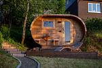 SA12_Ferienhaus "Zum Lochstein"_Sauna im Garten - Ferienhaus Zum Lochstein - Top-Hundeurlaub