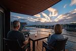 Terrasse - Floatinghouse Heaven on Earth - Top-Hundeurlaub