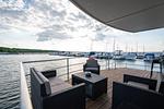 Terrasse - Floatinghouse the Hideaway LP25 - Top-Hundeurlaub