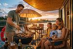 Terrasse - Floatinghouse the Hideaway LP26 - Top-Hundeurlaub