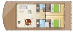 Grundriss - Floatinghouse the Hideaway LP26 - Top-Hundeurlaub