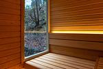 Sauna - Wald & Meer Apartments, FeWo II: Waldblick - Top-Hundeurlaub