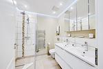 Badezimmer - Wald & Meer Apartments, FeWo II: Waldblick - Top-Hundeurlaub