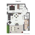 Grundriss - Wohnung 12 - Top-Hundeurlaub