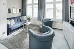 Wohnzimmer - Regina Maris, Wohnung 1 - Top-Hundeurlaub