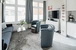 Wohnzimmer - Regina Maris, Wohnung 1 - Top-Hundeurlaub