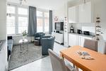 Wohnzimmer - Regina Maris, Wohnung 1 - Top-Hundeurlaub