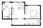 Grundriss - Marina - Whg. 1 - Top-Hundeurlaub