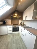 Küche / Küchenzeile - Promenadenblick - Wohnung 3 - Top-Hundeurlaub