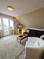 Wohnzimmer - Promenadenblick - Wohnung 3 - Top-Hundeurlaub