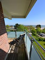 Balkon - Seeblick Retro Apartment - Top-Hundeurlaub