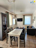 Wohnzimmer - Ferienwohnung Neuer Leuchtturm - Top-Hundeurlaub