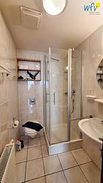 Badezimmer - Ferienwohnung Neuer Leuchtturm - Top-Hundeurlaub