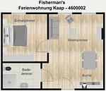 Grundriss - Ferienwohnung Kaap - Top-Hundeurlaub