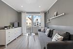 Wohnzimmer - Ferienwohnung Meeresrauschen Travemünde - Top-Hundeurlaub
