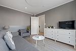 Wohnzimmer - Ferienwohnung Meeresrauschen Travemünde - Top-Hundeurlaub