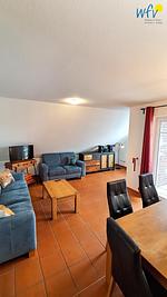 Wohnzimmer - Ferienwohnung Seehunde - Top-Hundeurlaub