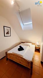 Schlafzimmer - Ferienwohnung Seehunde - Top-Hundeurlaub