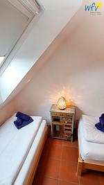 Schlafzimmer - Ferienwohnung Seehunde - Top-Hundeurlaub
