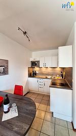 Küche / Küchenzeile - Ferienwohnung Möwe - Top-Hundeurlaub
