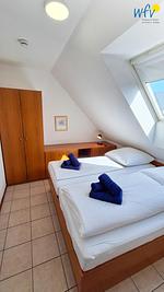 Schlafzimmer - Ferienwohnung Möwe - Top-Hundeurlaub