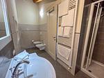 modernes helles Badezimmer mit Dusche und Bidet - Erica - Top-Hundeurlaub