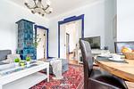 Wohnzimmer - Villa Büsum Süderpiep - Top-Hundeurlaub
