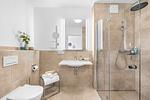 Badezimmer - Ferienwohnung TheViewB02 Achter de Diek Dagebüll - Top-Hundeurlaub
