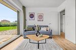 Wohnzimmer - Ferienwohnung TheViewB02 Achter de Diek Dagebüll - Top-Hundeurlaub