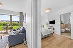 Wohnzimmer - Ferienwohnung TheViewB02 Achter de Diek Dagebüll - Top-Hundeurlaub