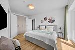 Schlafzimmer - Ferienwohnung TheViewB02 Achter de Diek Dagebüll - Top-Hundeurlaub