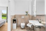 Badezimmer - Ferienwohnung TheViewB02 Achter de Diek Dagebüll - Top-Hundeurlaub