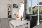 Wohnzimmer - Haus 3 mit Sauna, Terrasse und Whirlpool - Top-Hundeurlaub