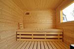 Sauna von innen - Reethaus 19a - Top-Hundeurlaub