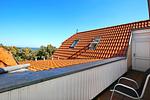 Dachterrasse mit Nord-Ausrichtung und Meerblick - Wohnung 1-43 - Top-Hundeurlaub