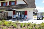 Terrasse mit Sitzecke - Reethaus 04a - Top-Hundeurlaub