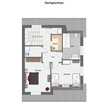 Grundriss 2. Ebene - Reethaus 04a - Top-Hundeurlaub
